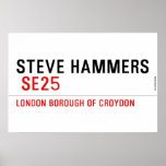 steve hammers   Posters