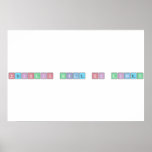 Periodic Table of Disney  Posters
