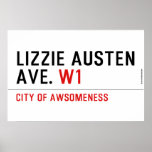 Lizzie Austen Ave.  Posters