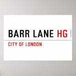 Barr Lane  Posters