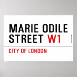 Marie Odile  Street  Posters
