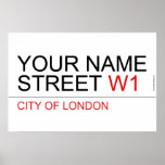 Your Name Street  Posters