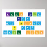 keep calm
 becuz
 my Bchaa
 b'day 
 coming soon  Posters