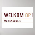 Welkom  Posters