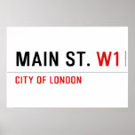 Main St.  Posters