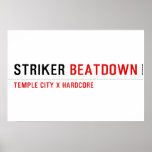 STRIKER  Posters