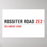ROSSITER ROAD  Posters