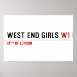 WEST END GIRLS  Posters