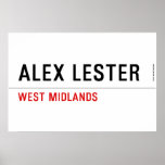 Alex Lester  Posters