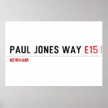 Paul Jones Way  Posters