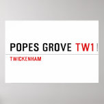 Popes Grove  Posters