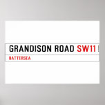 Grandison Road  Posters