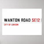Wanton Road  Posters