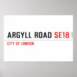 Argyll Road  Posters