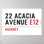 22 ACACIA AVENUE  Posters