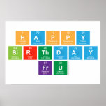 Happy 
 Birthday
 FrU  Posters
