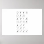 abc|d
 efg
 hijk
 lm|nop
 qrs
 tuv
 wxyz  Posters