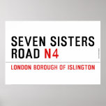Seven Sisters Road  Posters