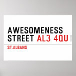 awesomeness street  Posters