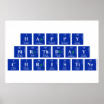 Happy 
 Birthday
 Christine  Posters