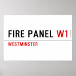 FIRE PANEL  Posters