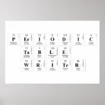 Periodic
 Table
 Writer  Posters
