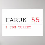 FARUK  Posters