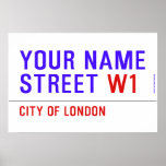 Your Name Street  Posters