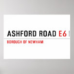 ASHFORD ROAD  Posters