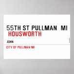 55th st pullman  mi   Posters