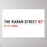 The Karan street  Posters