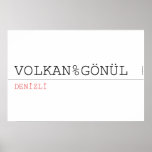 VOLKAN%GÖNÜL  Posters