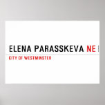 ELENA PARASSKEVA  Posters