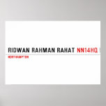 Ridwan Rahman Rahat  Posters