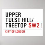 Upper  tulse hill/ Treetop  Posters