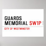 guards memorial  Posters