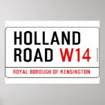 Holland Road  Posters