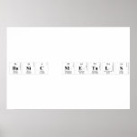 Basic metals  Posters
