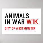 animals in war  Posters