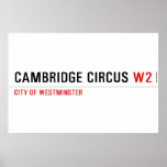 Cambridge Circus  Posters