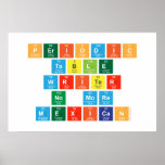 Periodic
 Table
 Writer
 No more
 Mexican  Posters