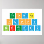 Thomas
 Happy 
 Birthday  Posters