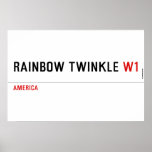 rainbow twinkle  Posters