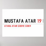 MUSTAFA ATAR  Posters