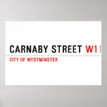 Carnaby street  Posters