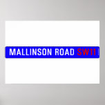 Mallinson Road  Posters