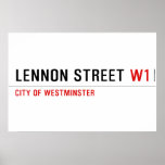 Lennon Street  Posters