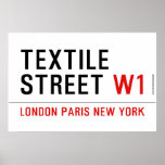 Textile Street  Posters