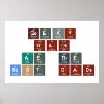 Geeky
 Dads
 Are the
 Best Dads  Posters