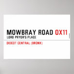 Mowbray Road  Posters